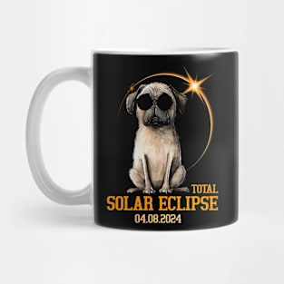 Total Solar Eclipse 2024 Funny Dog Mug